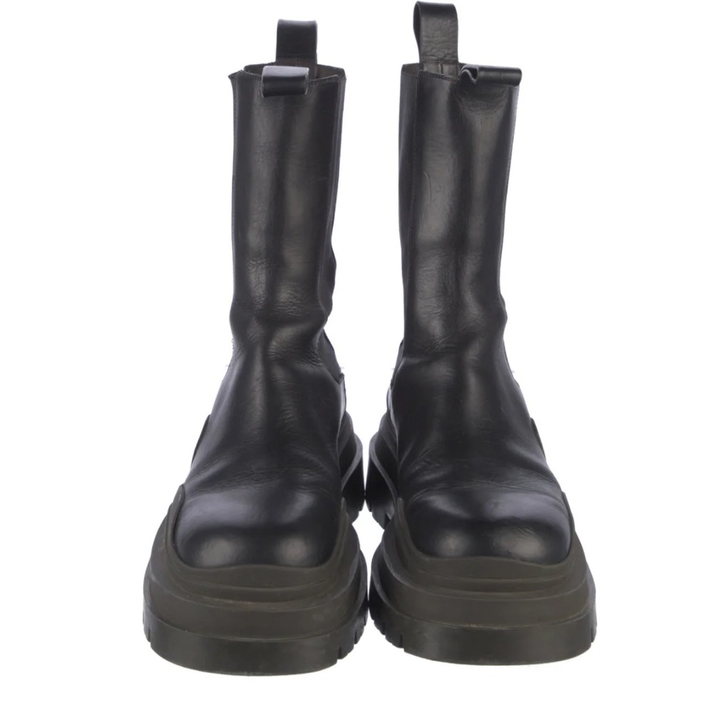 Bottega Veneta Black Combat Boots